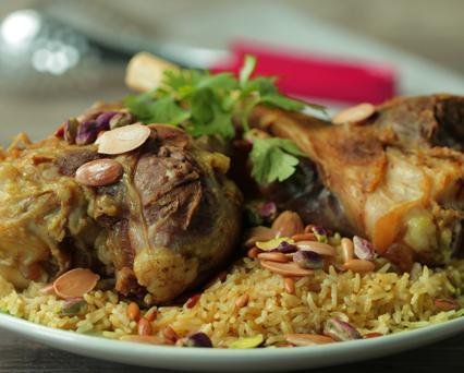 طبق كبسة أو رز عربي